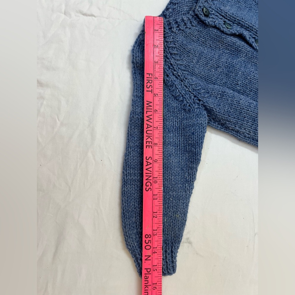 Like New Cardigan Sweater Puppy Dogs Toddler Size 9 Months Baby Blue Unbranded - Picture 9 of 16